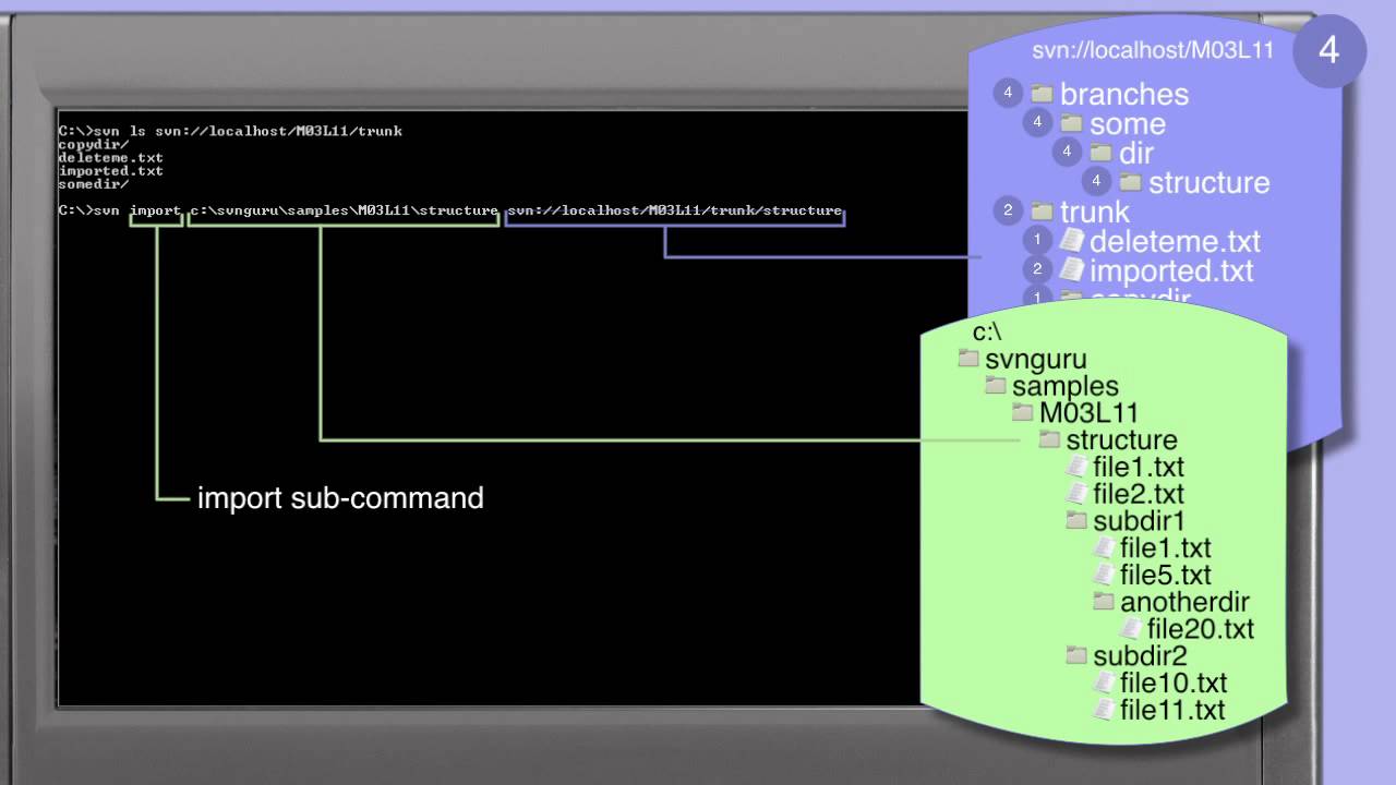 301_01-Subversion: adding directories directly