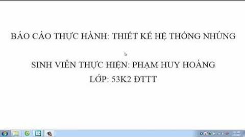 BÀI 5: TRUYỀN THÔNG NỐI TIẾP UART