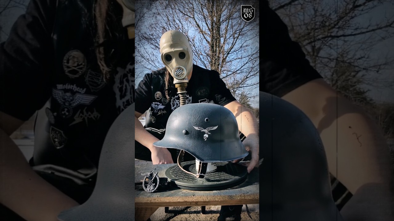 FOR FUN & NON POLITICAL: Luftwaffe inspired M42 repro for my music project. By 1942 no double decals