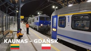 Train Kaunas  Warsaw  Gdansk. From Lithuania to Poland