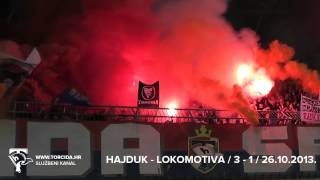 Torcida Split / Hajduk Split - NK Lokomotiva 3:1 (14. Kolo MAXtv Prva Liga) Torcida Split / Hajduk Split - NK Lokomotiva 3:1 (14. Kolo MAXtv Prva Liga)