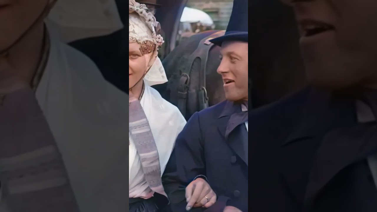 1927 in Color! A Dutch peasant wedding | old Dutch Wedding   [A.I. enhanced & colorized] 