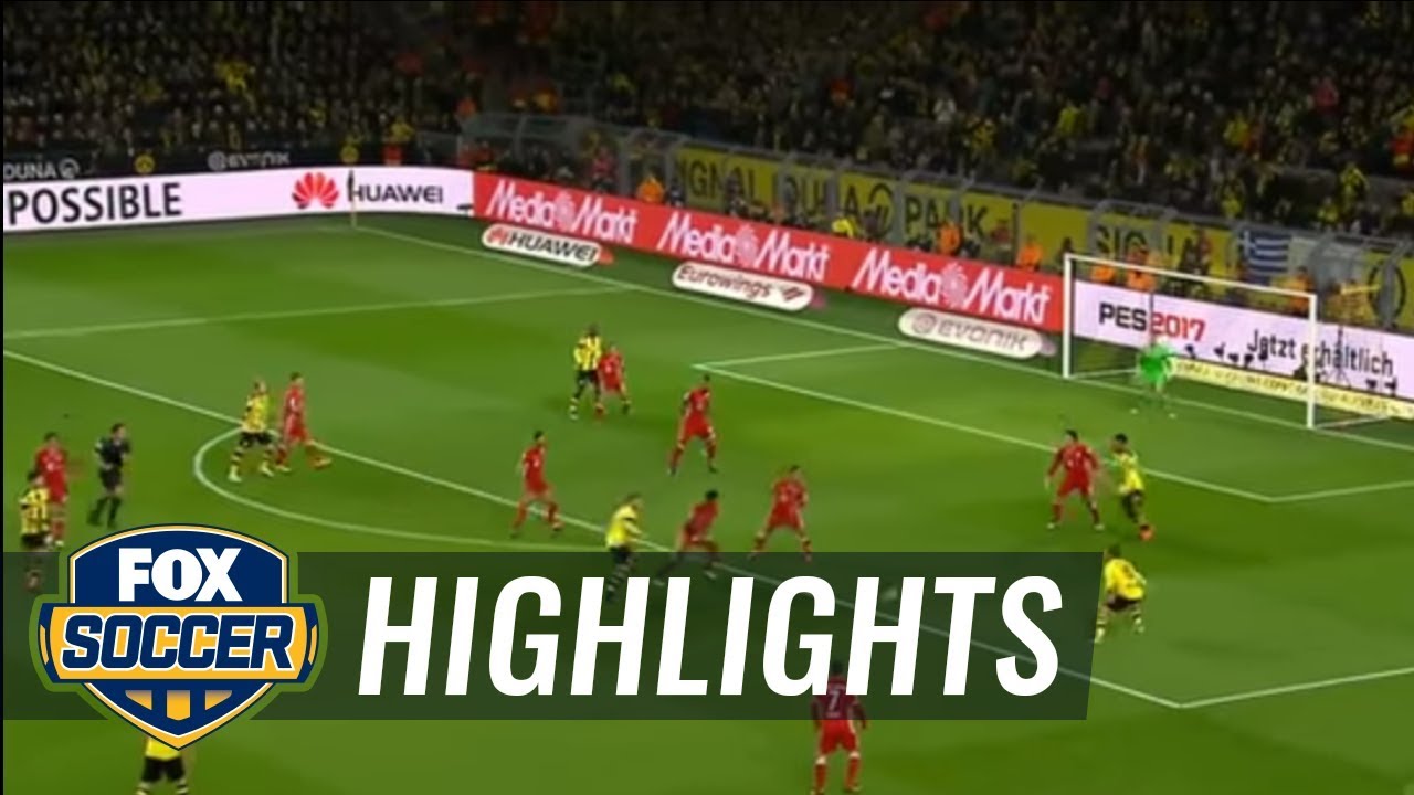 Borussia Dortmund Vs Bayern Munich 16 17 Bundesliga Highlights Youtube