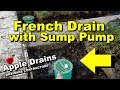 French Drain & Sump Pump Move Water Fast