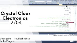 (GR) 12/04 Debugging, troubleshooting in the Program – Developing our program further