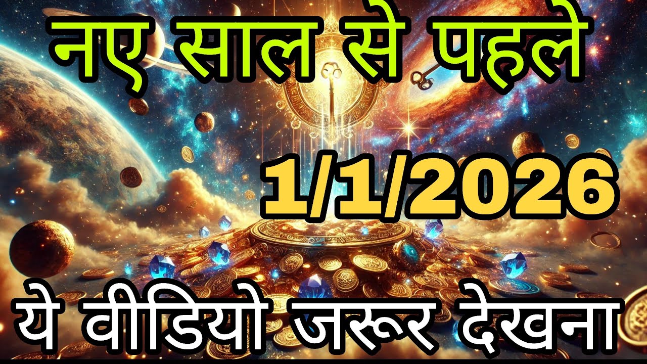 1/1/2026 नए साल से पहले ये वीडियो जरूर देखना | new year affirmations | do this and become rich |