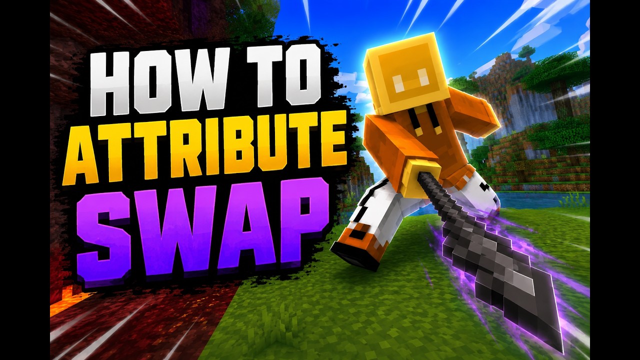 How to attribute swap in minecraft 1.21.11+ - YouTube