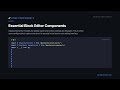 1.5. Essential Block Editor Components. WordPress