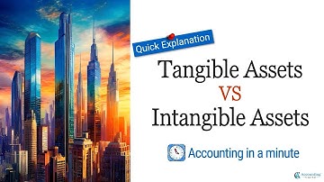 Tangible Assets vs Intangible Assets | in 1 Min | Examples