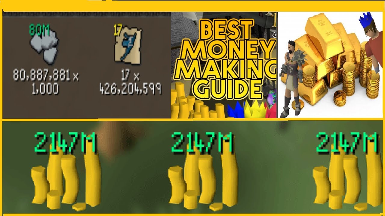 The 3 Fastest Ways to MAX CASH OSRS Money Making guide 2022 YouTube