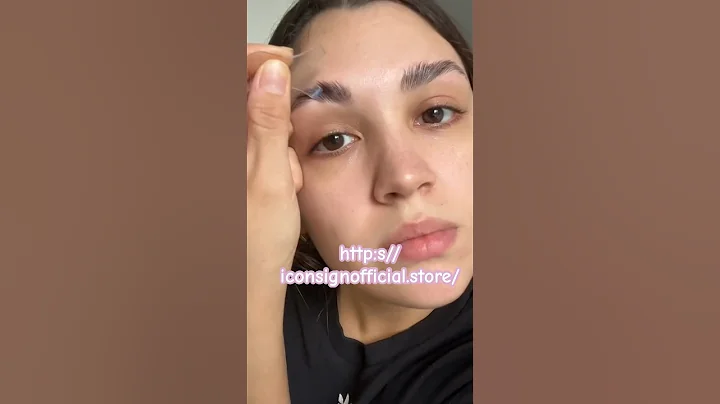 DIY brow lamination using ICONSIGN Lash & Brow Lift Kit💕Product link in my bio 😘