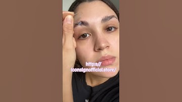 DIY brow lamination using ICONSIGN Lash & Brow Lift Kit💕Product link in my bio 😘