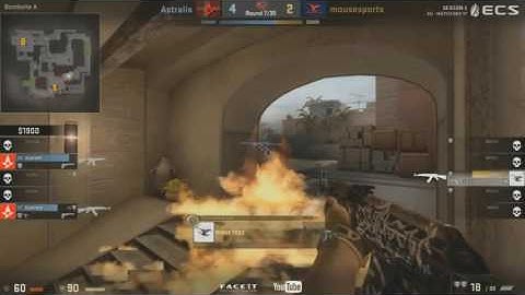 ROPZ insane 1v3 against ASTRALIS | CS:GO
