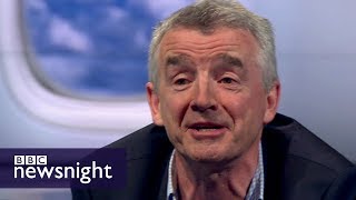Ryanair's Michael O'Leary: UK is in denial over impact of Brexit on air travel - BBC Newsnight