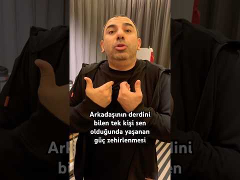 Arkadaşının derdini bilen tek kişi sen olduğunda yaşanan güç zehirlenmesi