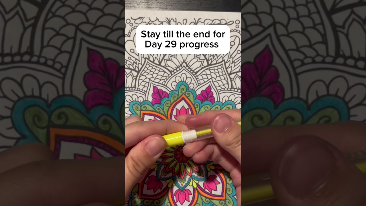 Flower Mandala Coloring Compilation Video