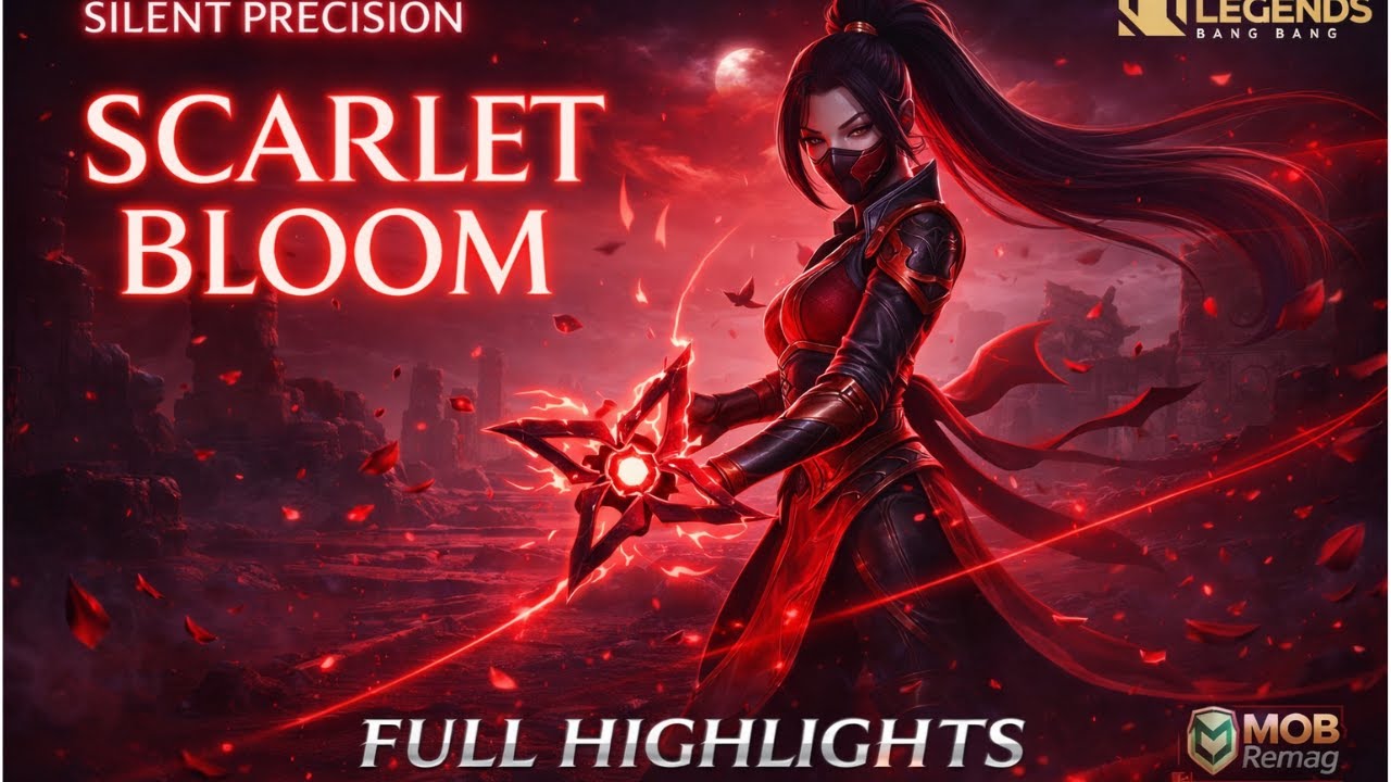 Hanabi Scarlet Bloom Highlights | MLBB Full Gameplay