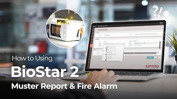 [BioStar 2] How to Time and Attendance, Fire Alarms, and Muster Reports l Suprema