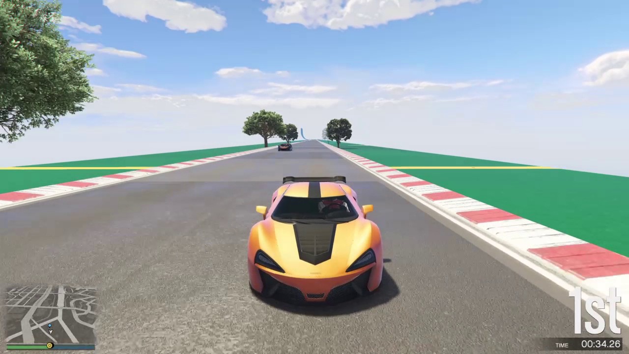 GTA 5 Top Speed Drag Race (Progen Itali GTB vs. Tempesta) - YouTube