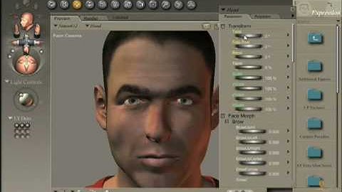 Poser 7 Tutorial - Beginners, Parameter basics