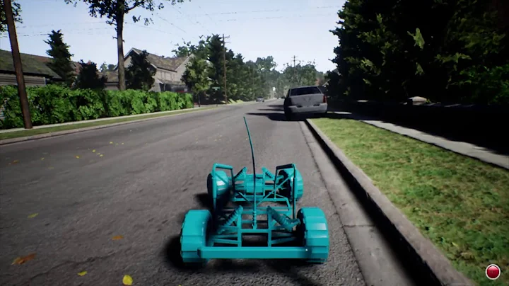 An autonomous obstacle-avoiding virtual car, trained with Deep Reinforcement Learning