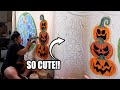 Starting &amp; Finishing The FIRST HALLOWEEN RUG!! Tufting Rugs is My Life :) | Artsy Studio Vlog