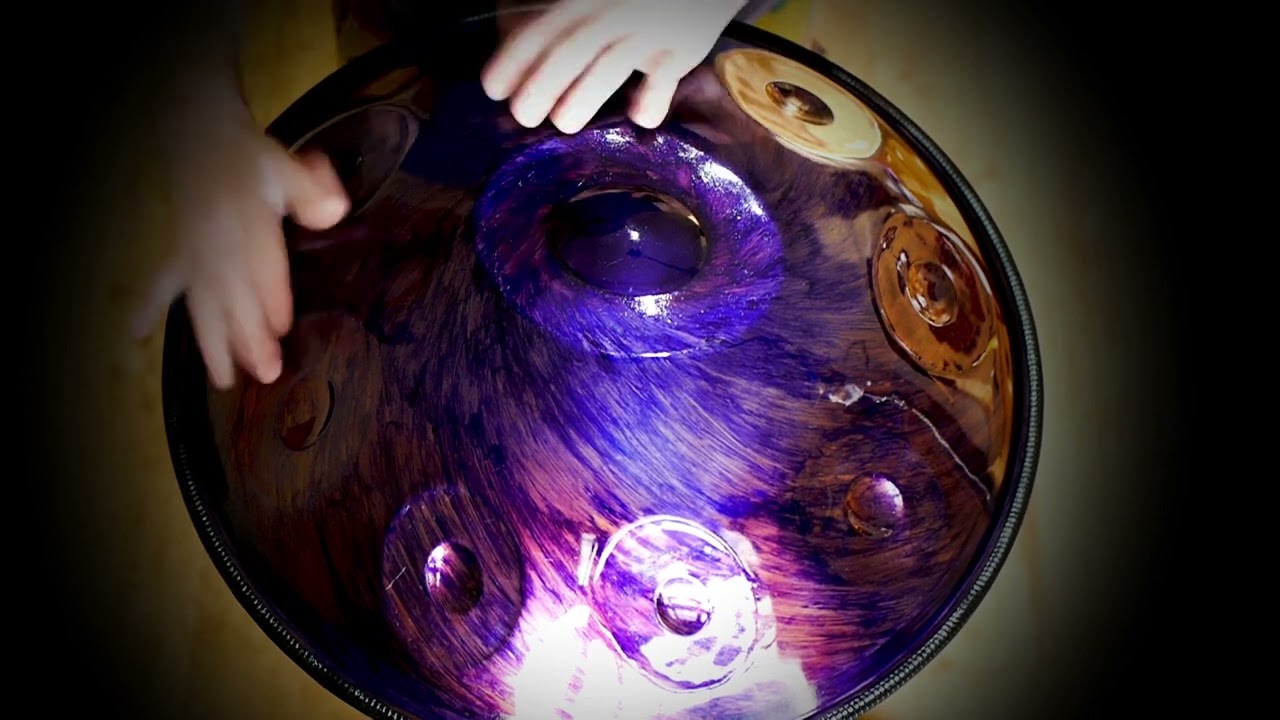 D Celtic Handpan Ember stainless steel 432Hz - Salvatore Handpans