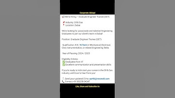 Revone is hiring for Graduate Engineer Trainee Roles | YOP: 2024/25 | Location: Dubai