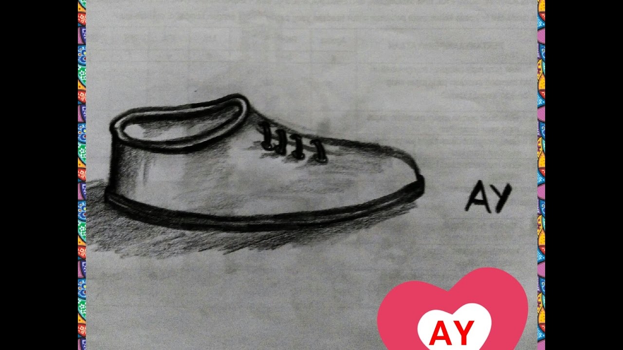 Kumpulan Mewarnai Gambar Sketsa Sepasang Sepatu Sekolah ...