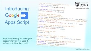 Apps Script Introduction