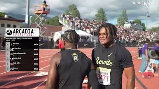 Boys 4X100M Relay Invitational Cali State Record- Arcadia Invitational 2026 Full Race Replay
