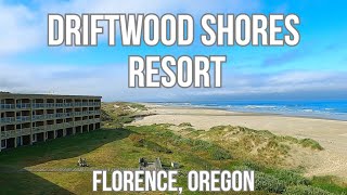 Driftwood Shores Resort hotel and room tour Florence Oregon Ocean Front Resort | ep 95