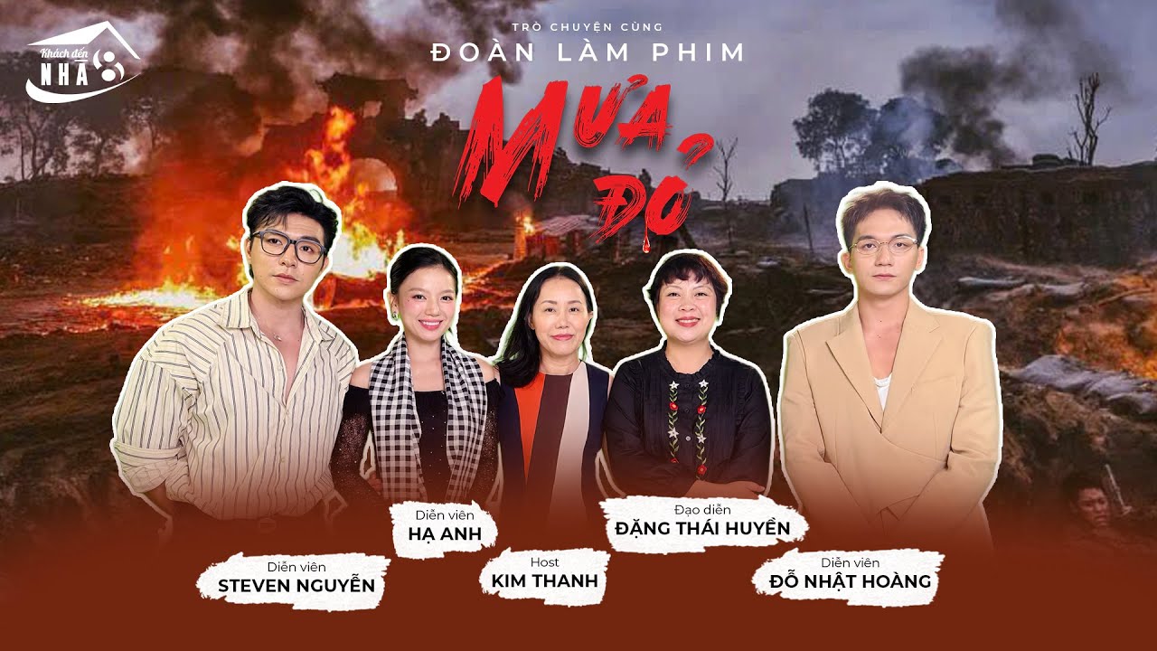 Ê kíp phim Mưa đỏ vô tình "lộ bí mật chấn động" về "mối tình tay ba" khi kể chuyện hậu trường