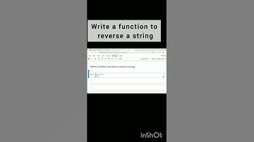 Python function to reverse a string