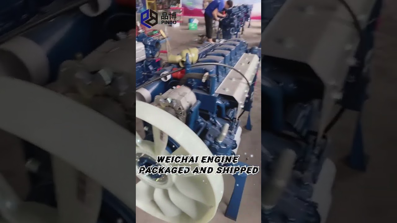 Weichai engine debugging and delivery 