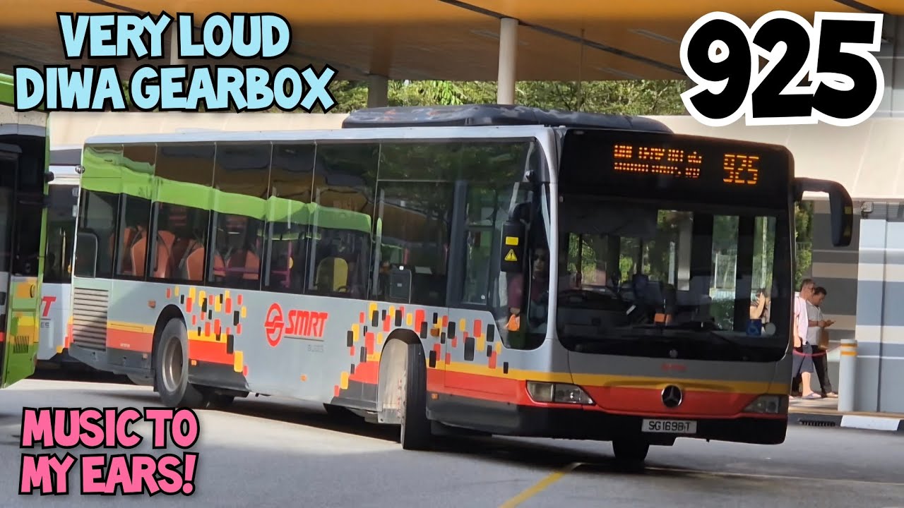 LOUDEST Mercedes Benz Citaro DIWA (Voith) In Singapore? | SG1698T, Service 925