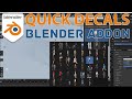 QUICK DECALS BLENDER 4.4 TUTORIAL