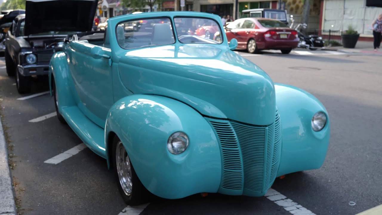 Classic Car Night in Somerville New Jersey YouTube