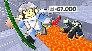 Noob to PRO Becoming the FASTEST MONKEY Using a PAY-2-WIN TAIL in  1 Speed Monkey Escape