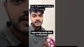 Episode 3: importing audio files on Bandlab