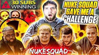 NUKE SQUAD GAVE ME A CHALLENGE WHILE LIVE!😳 (Cold War Warzone)