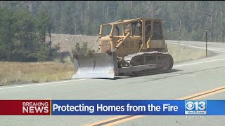 Crews Work To Protect Homes From Caldor Fire