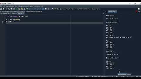 CS50 Intro to AI - Nim