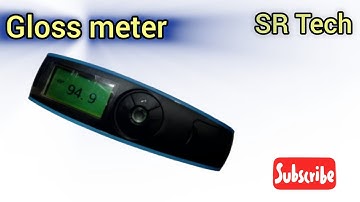 Digital Gloss meter।। How to use।। #3nh #gloss #meter #srtech