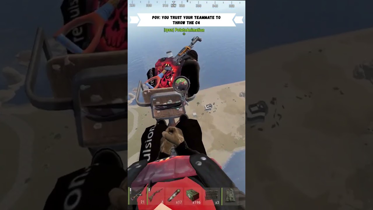 Never trust that one teammate with the explosives.