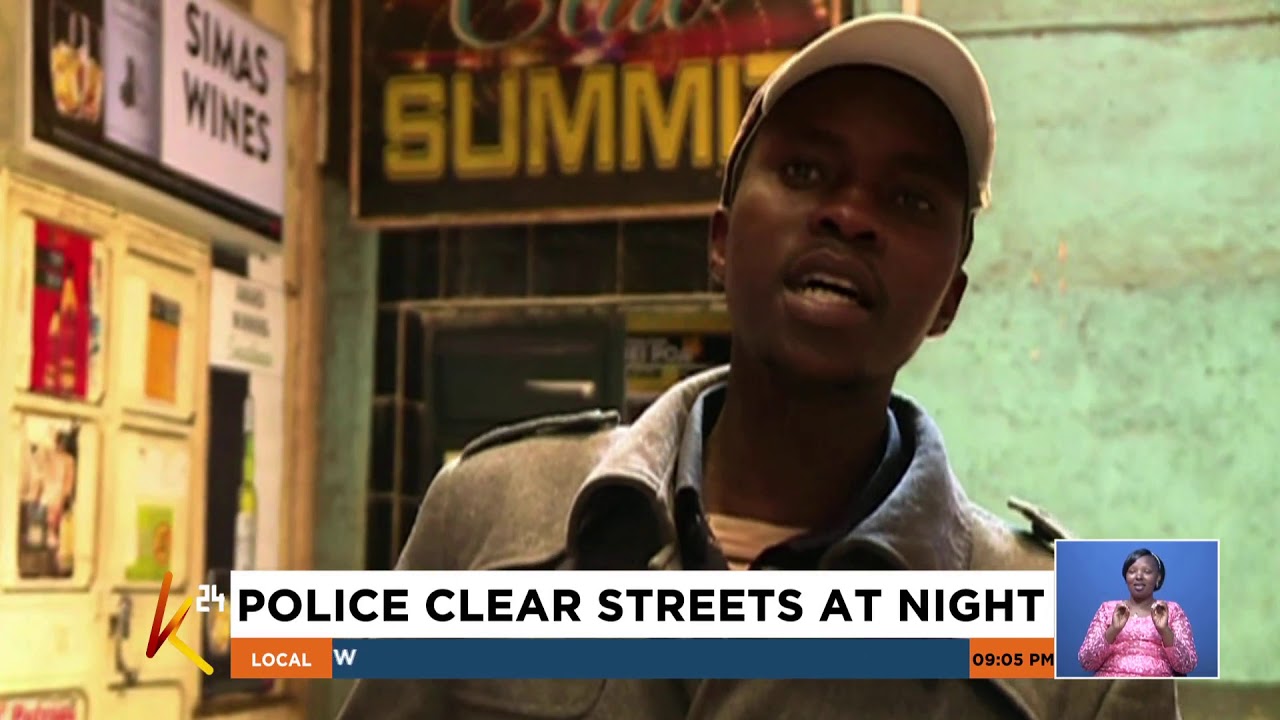 k24 kenya nairobi diaries SOBER WEEKEND FOR CENSUS: Police clear streets at night