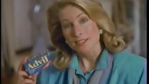 Advil ad with Anna Kathryn Holbrook (1986)