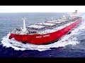 Top 10 Large Bulk Carrier Ships Working at Waves