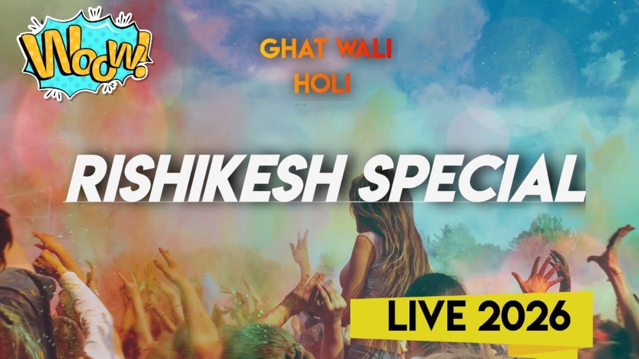 devbhoomi rishikesh की रंगीन होली✋🏻😀😇😍😍