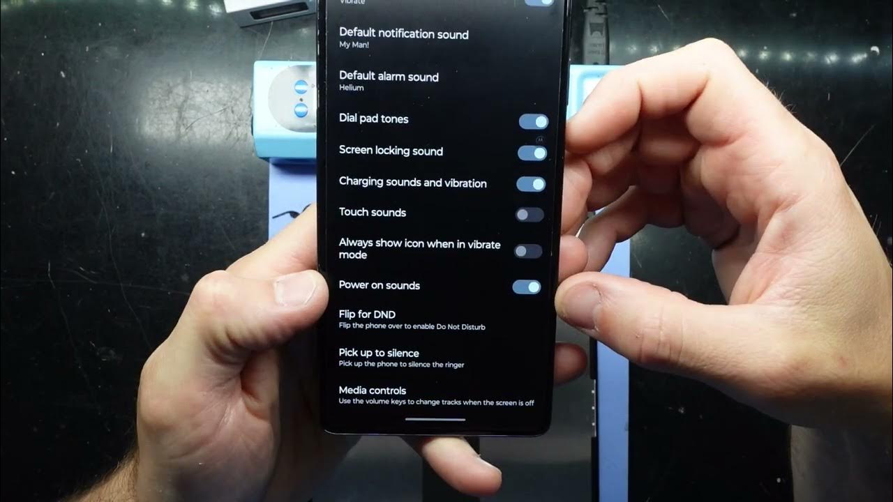 How to turn off Motorola startup sound (Android) YouTube